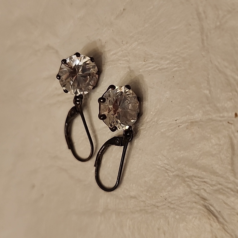 CZ Silver earrings